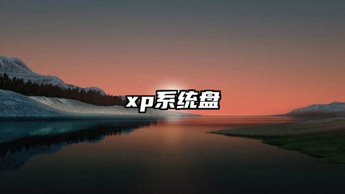 xp系统盘