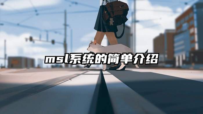 msl系统的简单介绍