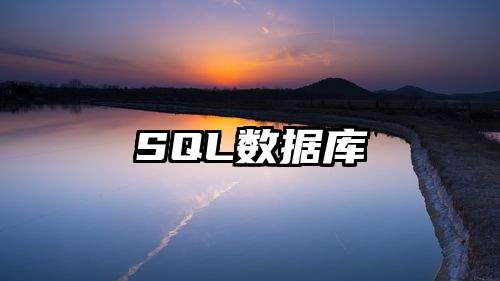 SQL数据库