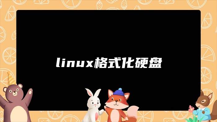 linux格式化硬盘