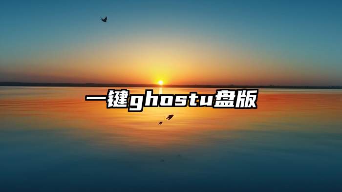 一键ghostu盘版