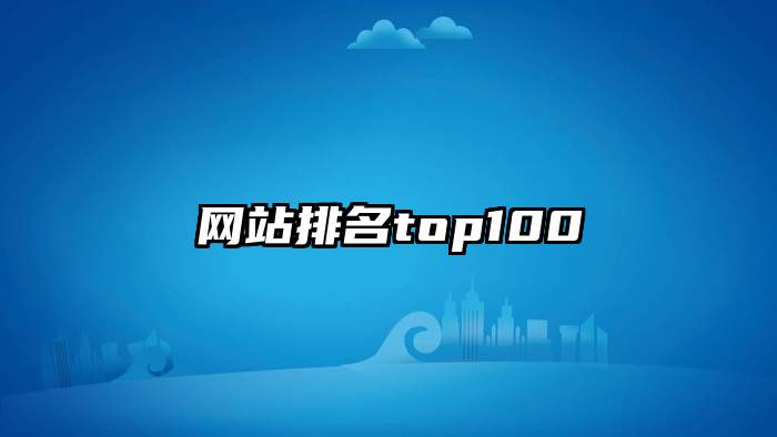 网站排名top100