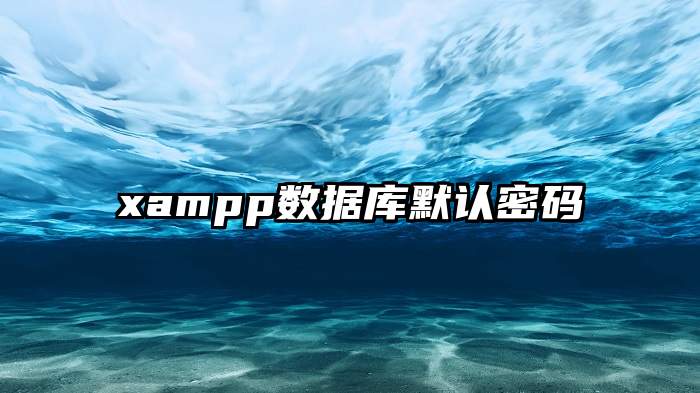 xampp数据库默认密码