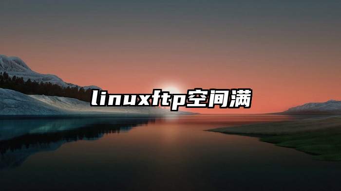 linuxftp空间满