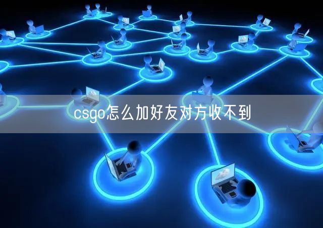 csgo怎么加好友对方收不到