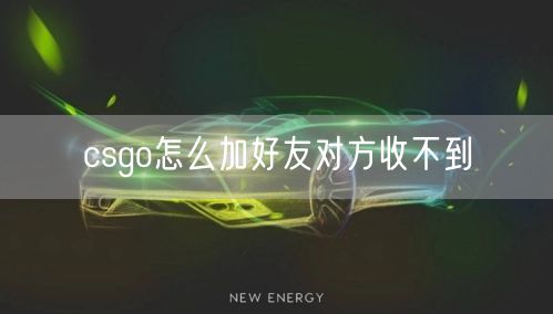 csgo怎么加好友对方收不到