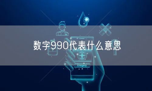 数字990代表什么意思