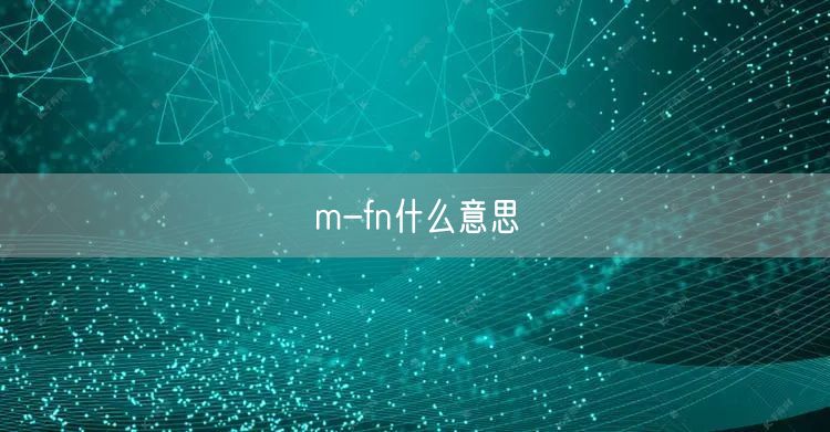 m-fn什么意思