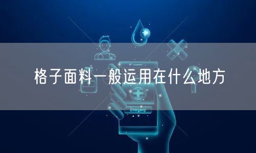 格子面料一般运用在什么地方