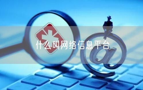 什么叫网络信息平台