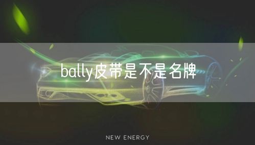 bally皮带是不是名牌