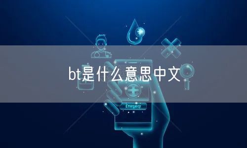 bt是什么意思中文