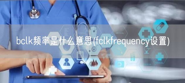 bclk频率是什么意思(fclkfrequency设置)