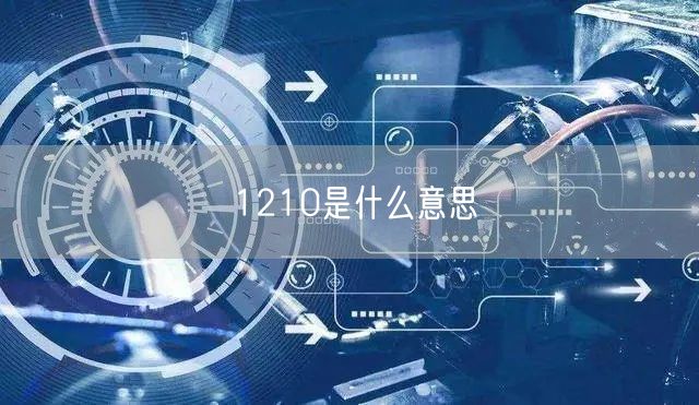 1210是什么意思