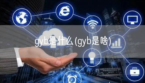 gyb是什么(gyb是啥)