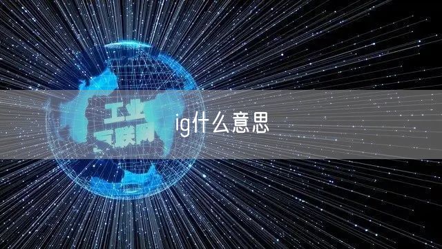 ig什么意思