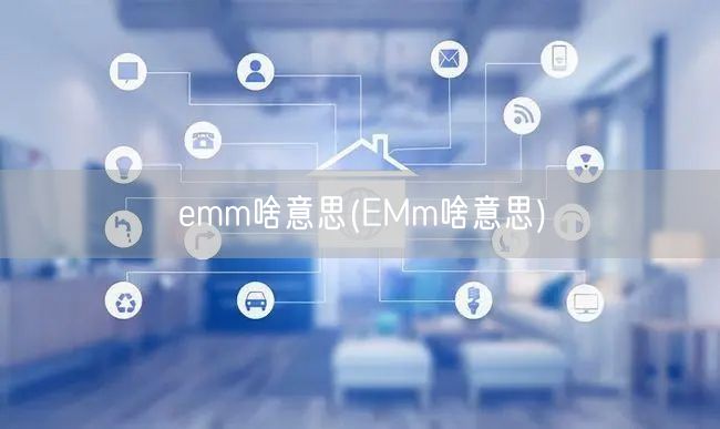 emm啥意思(EMm啥意思)