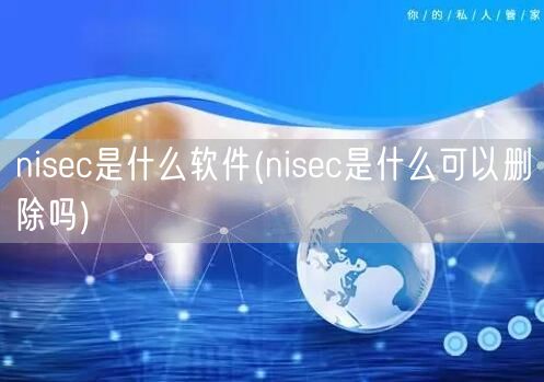 nisec是什么软件(nisec是什么可以删除吗)