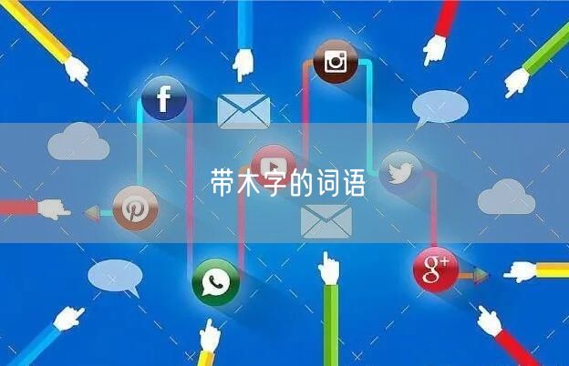 带木字的词语