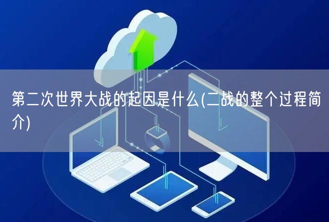 第二次世界大战的起因是什么(二战的整个过程简介)