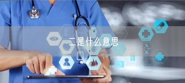 二是什么意思