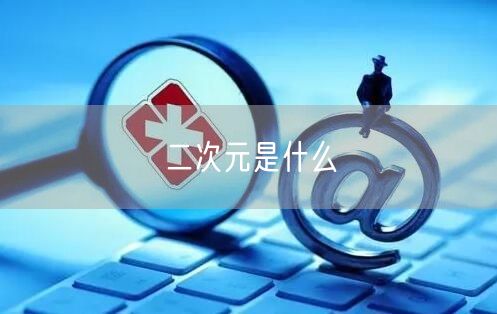 二次元是什么