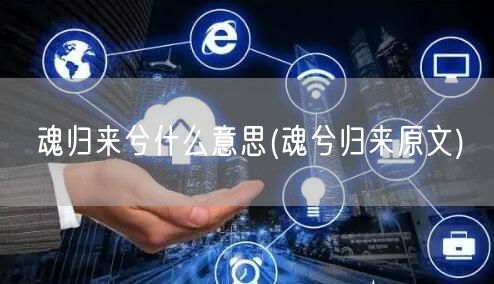 魂归来兮什么意思(魂兮归来原文)