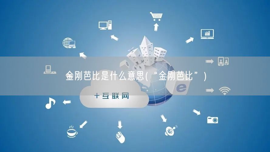 金刚芭比是什么意思(“金刚芭比”)