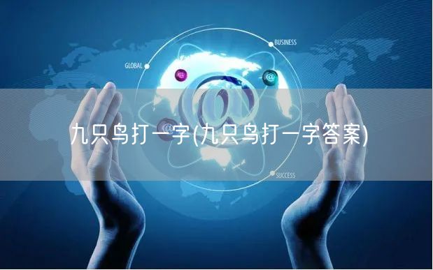 九只鸟打一字(九只鸟打一字答案)