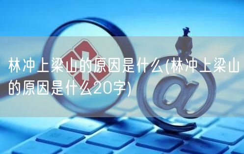 林冲上梁山的原因是什么(林冲上梁山的原因是什么20字)