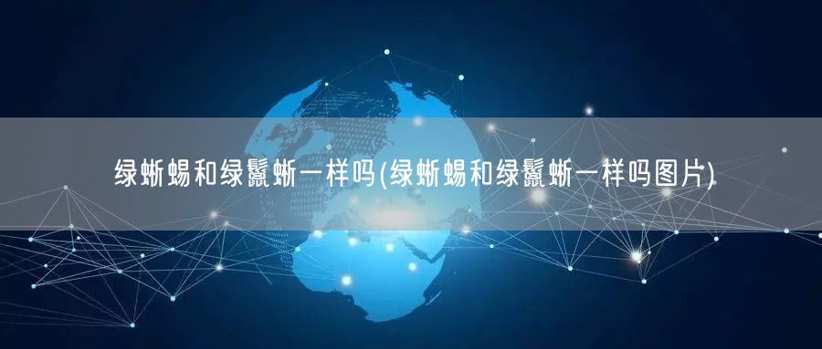 绿蜥蜴和绿鬣蜥一样吗(绿蜥蜴和绿鬣蜥一样吗图片)