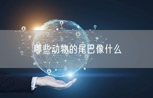 哪些动物的尾巴像什么
