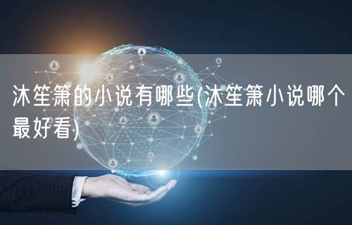 沐笙箫的小说有哪些(沐笙箫小说哪个最好看)