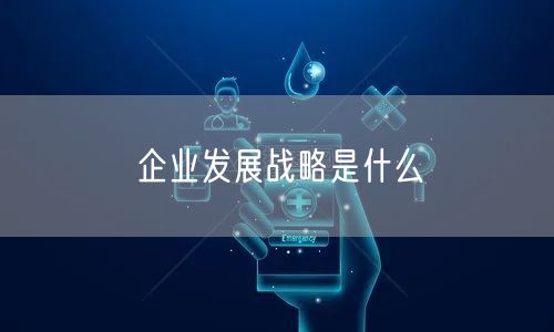 企业发展战略是什么