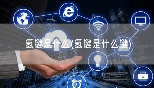 氢键是什么(氢键是什么键)