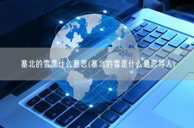 塞北的雪是什么意思(塞北的雪是什么意思骂人)